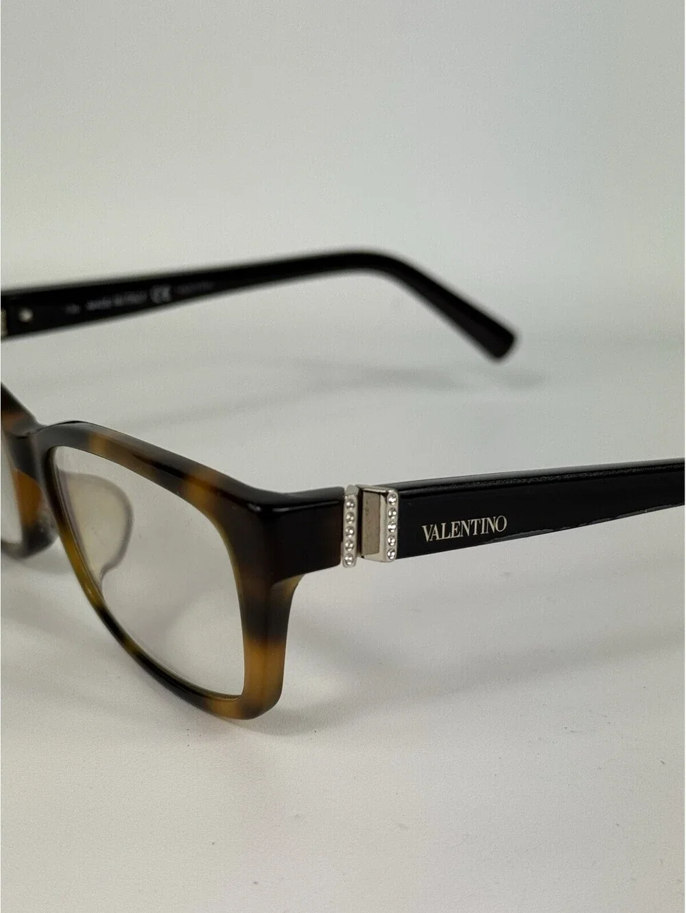 Valentino Authentic Eyeglasses V2615R 214 52 [] 16 130 MM Black Tortoise